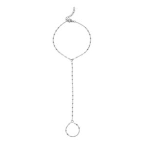 7.5 + 1 Stainless Steel Coffee Hand Chain
