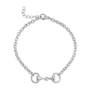 7 + 1 Stainless Steel Horse Bit Bracelet