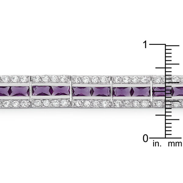 The lock clasp of the bracelet shown open