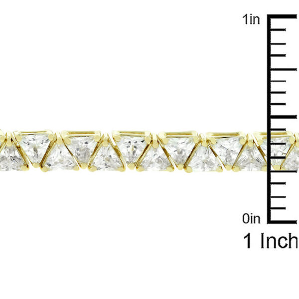 Angled close-up of cubic zirconia stones catching light in their prong settings