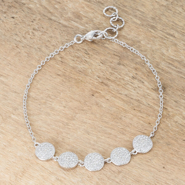 Lobster clasp and extender chain on the bracelet, shown against a plain background