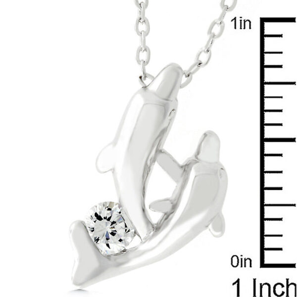 The pendant on a 16 Inch link chain with a 2 Inch Extender and lobster clasp.