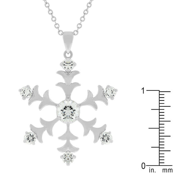 The pendant's chain shown with its lobster clasp and length extender