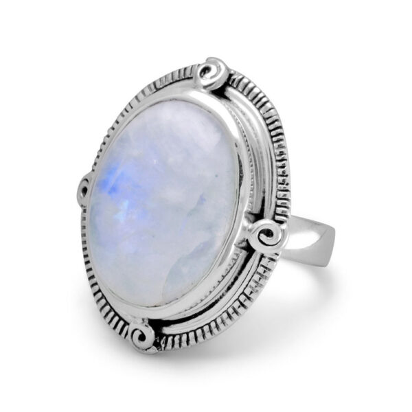 The ring in sterling silver