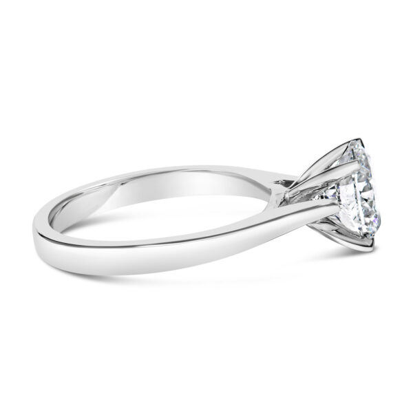 IGI Certified 14K White Gold 2.0 Cttw Round Lab Grown Diamond Solitaire Engagement Ring - alternate view 2