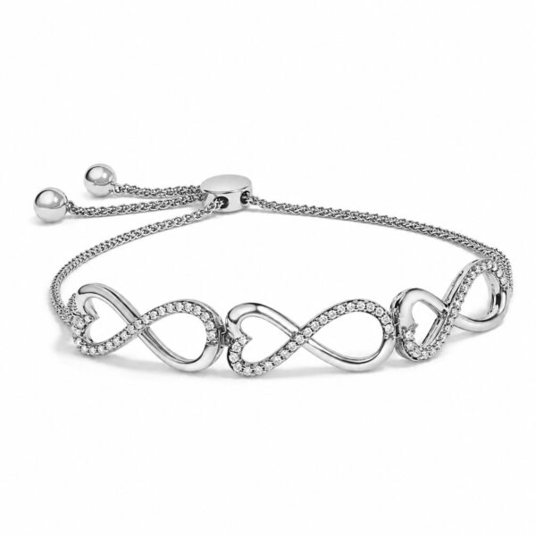 Bolo bracelet clasp and sliding mechanism shown against a plain background