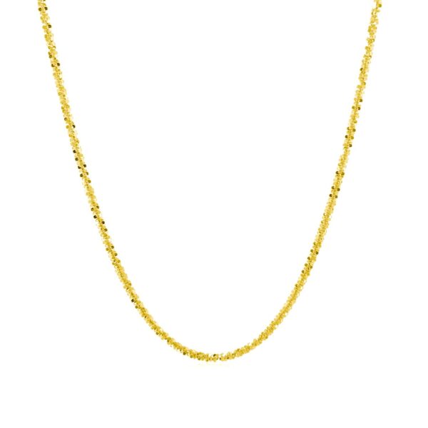 14k Yellow Gold Sparkle Chain (1.50 mm) - alternate view 2