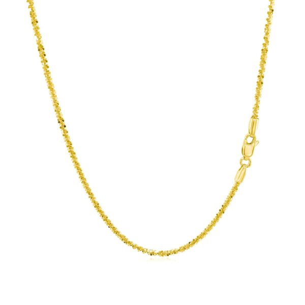 14k Yellow Gold Sparkle Chain (1.50 mm) - alternate view 3
