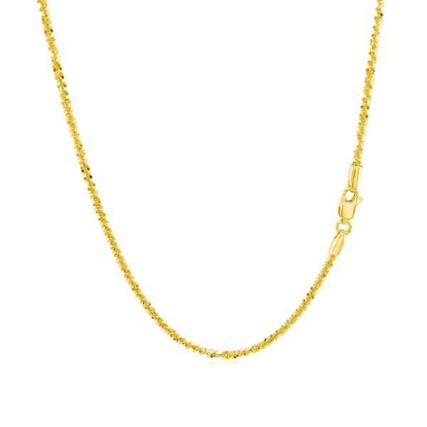 10k Yellow Gold Sparkle Chain 1.50 mm) - alternate view 3