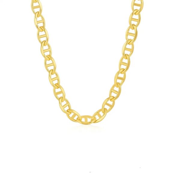 14k Yellow Gold Mariner Link Chain (4.50 mm) - alternate view 2