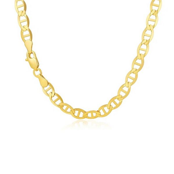 14k Yellow Gold Mariner Link Chain (4.50 mm) - alternate view 3
