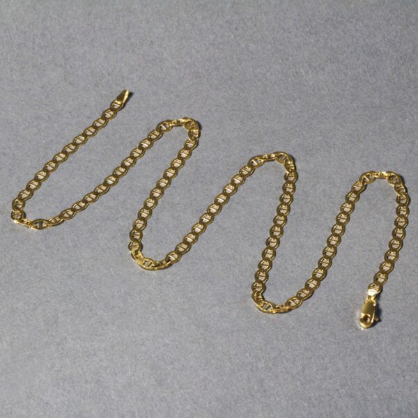 14k Yellow Gold Mariner Link Chain (4.50 mm) - alternate view 5