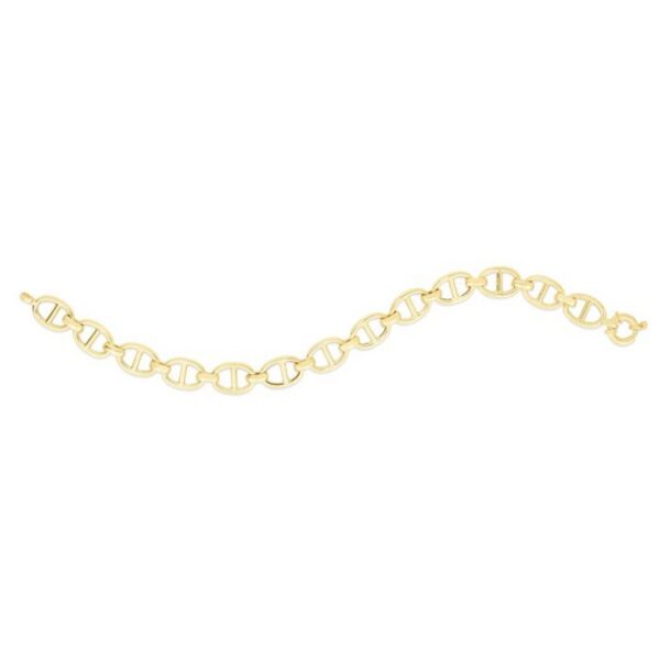 14k Yellow Gold High Polish Mariner Link Chain (8.80 mm) - alternate view 3