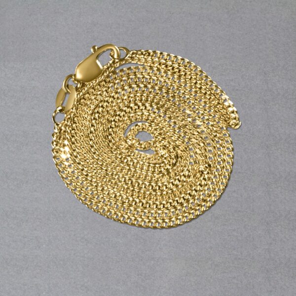 10k Yellow Gold Gourmette Chain (1.40 mm) - alternate view 5