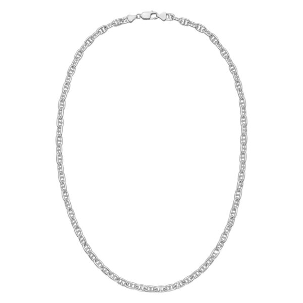 Sterling Silver Anchor Chain Necklace (6.40 mm) - alternate view 2