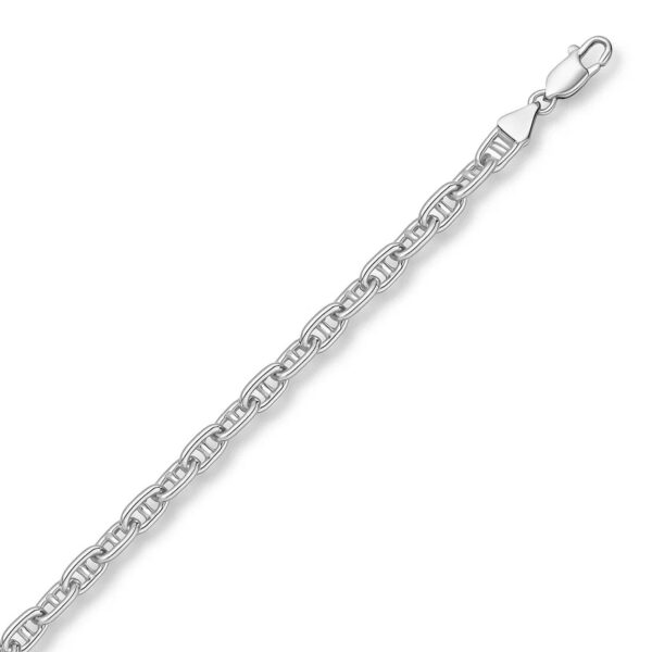 Sterling Silver Anchor Chain Necklace (6.40 mm) - alternate view 3