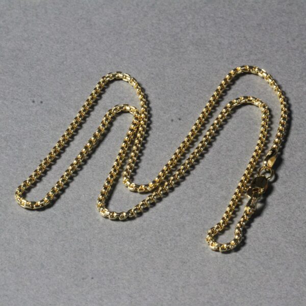 14k Yellow Gold Round Box Chain (1.8 mm) - alternate view 5