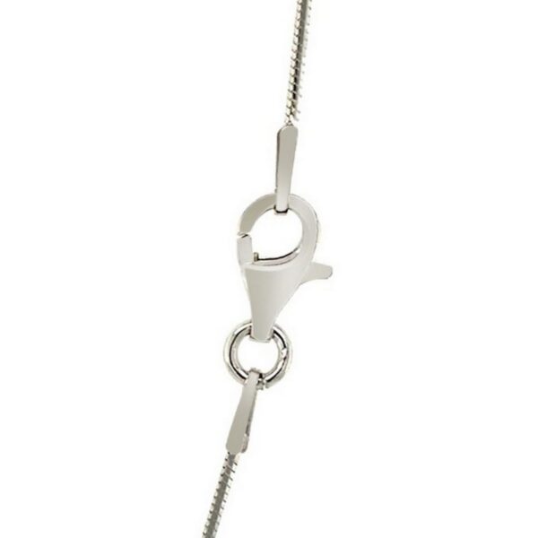 Rhodium Plated Sterling Silver Snake Style Chain (1.20 mm) - alternate view 4