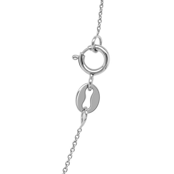 14k White Gold Cable Link Chain (0.50 mm) - alternate view 4