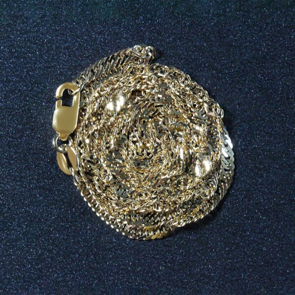 14k Yellow Gold Singapore Chain (2.10 mm) - alternate view 4