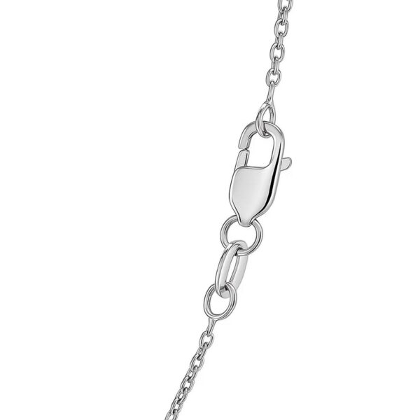 14k White Gold Diamond Cut Cable Link Chain (1.10 mm) - alternate view 4