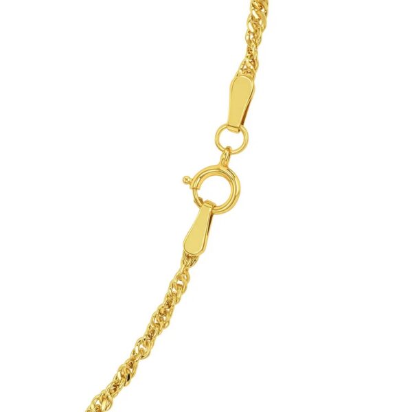 14k Yellow Gold Singapore Chain (1.80 mm) - alternate view 4