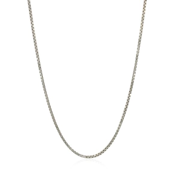 Sterling Silver 1.4mm Adjustable Box Chain (1.40 mm) - alternate view 2
