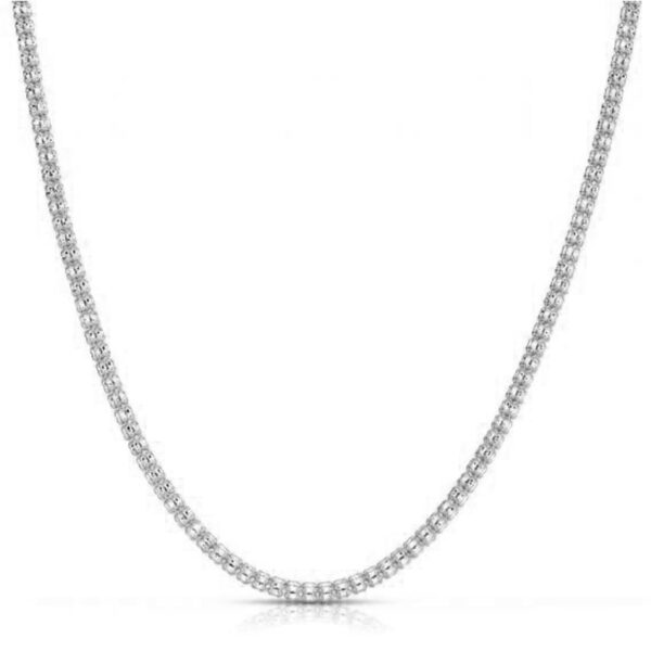Ice Barrel Chain in 14k White Gold (3.14 mm) - alternate view 2