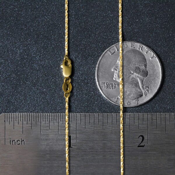 14k Yellow Gold Lumina Pendant Chain (0.90 mm) - alternate view 4