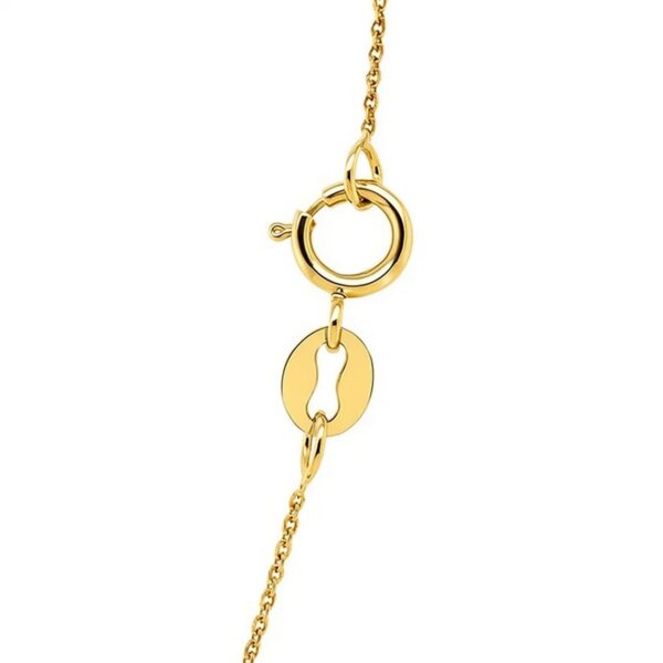 14k Yellow Gold Cable Link Chain (0.50 mm) - alternate view 4