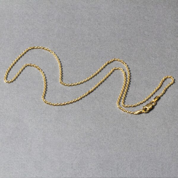 14k Yellow Gold Forsantina Lite Cable Link Chain (1.50 mm) - alternate view 5
