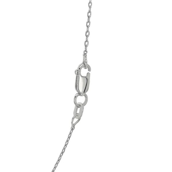 Sterling Silver Rhodium Plated Cable Chain (1.40 mm) - alternate view 4