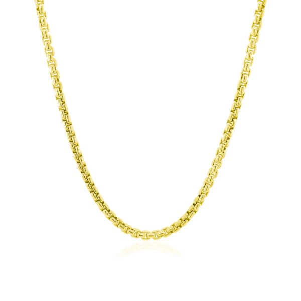 14k Yellow Gold Round Box Chain (2.5 mm) - alternate view 2