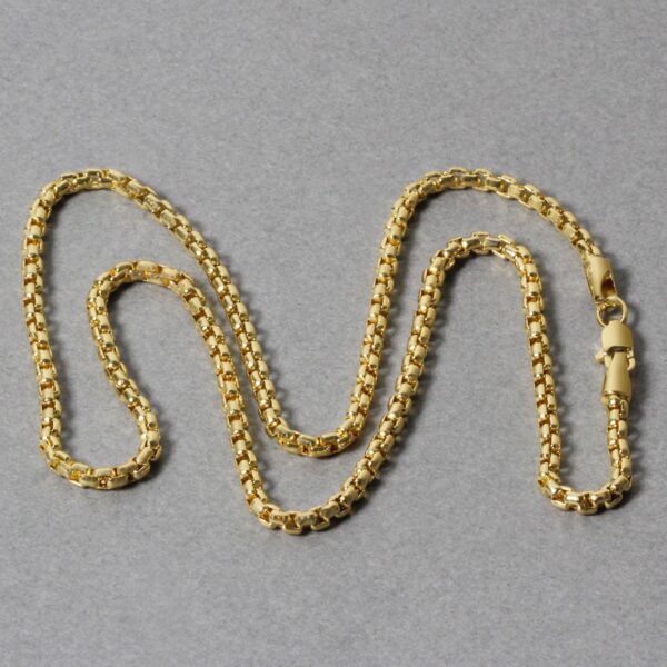 14k Yellow Gold Round Box Chain (2.5 mm) - alternate view 5