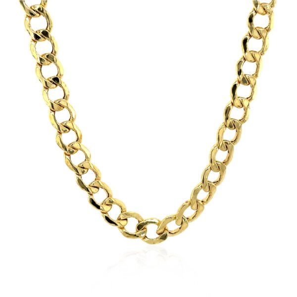14k Yellow Gold Curb Chain (6.20 mm) - alternate view 2