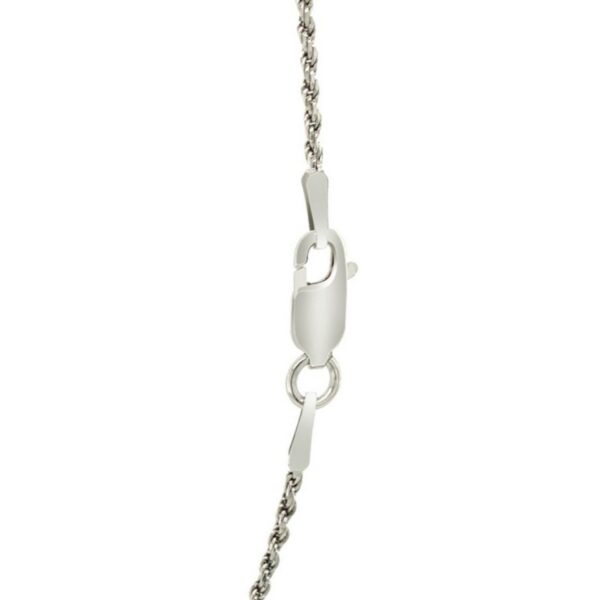 Sterling Silver Diamond Cut Rope Style Chain (1.40 mm) - alternate view 4