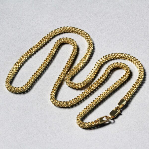 14k Yellow Gold Light Weight Wheat Chain (3.20 mm) - alternate view 5
