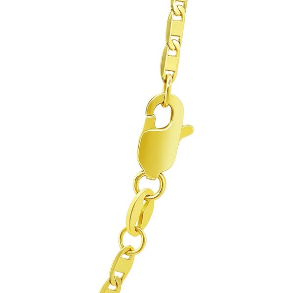 14k Yellow Gold Mariner Link Chain (1.70 mm) - alternate view 5