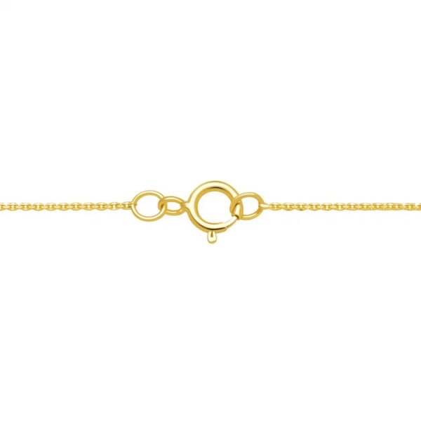 Crab Necklace in 10K Two Tone Yellow Gold - Two-Tone Gold - alternate view 4