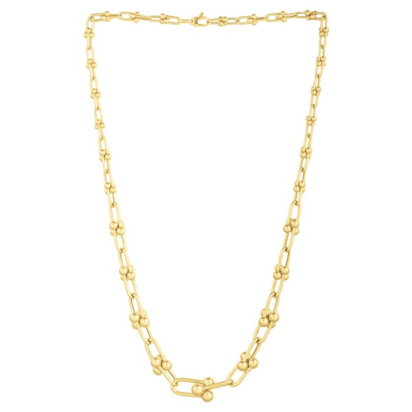 Graduated Jax Link Necklace in 14K Yellow Gold - alternate view 2