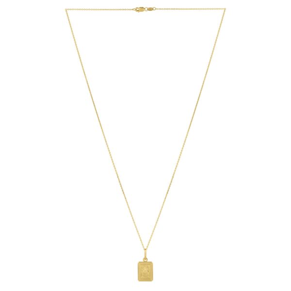 Sun and Stars Necklace in 14K Yellow Gold - alternate view 2