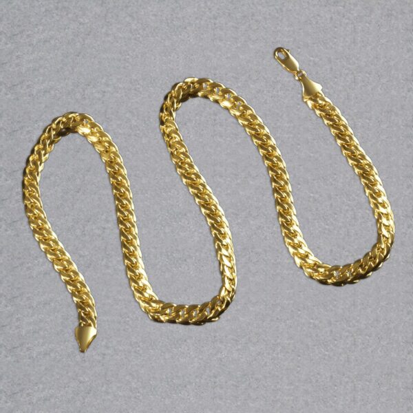 10k Yellow Gold Light Miami Cuban Chain (7.00 mm) - alternate view 5