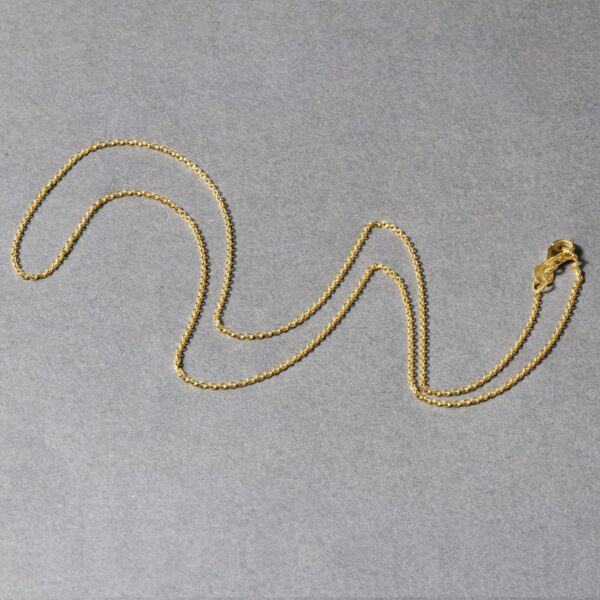 14k Yellow Gold Oval Cable Link Chain (1.10 mm) - alternate view 5