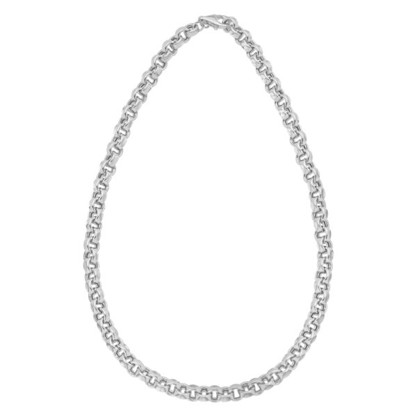 Sterling Silver Rolo Link Necklace