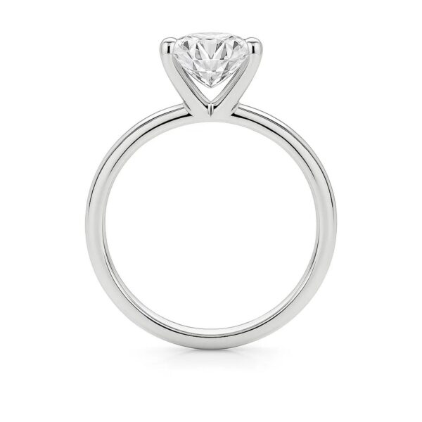 2 Carat Princess Lab Grown IGI G/VS1 Diamond Solitaire Ring in 14K White Gold - alternate view 4