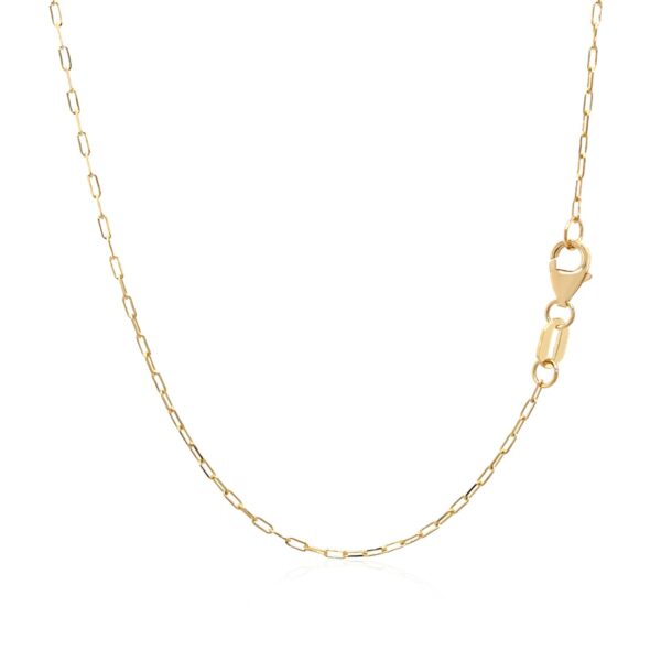 14k Yellow Gold 18 inch Necklace with Polished Butterflies and Beads - alternate view 3