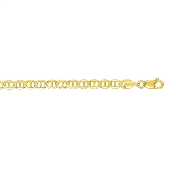 10k Yellow Gold Mariner Link Bracelet (4.50 mm) - alternate view 2
