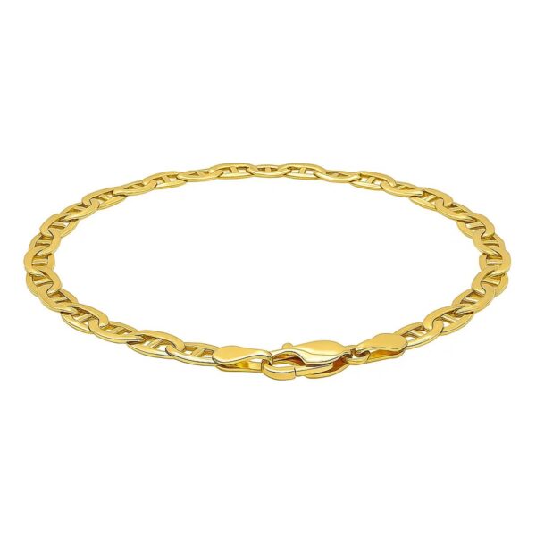 10k Yellow Gold Mariner Link Bracelet (4.50 mm) - alternate view 4