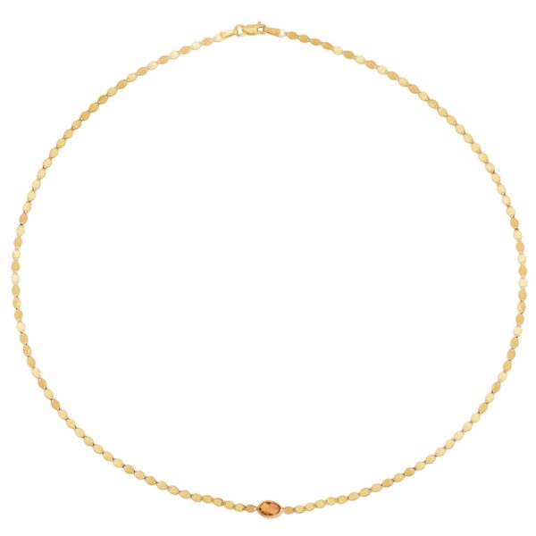 14K Yellow Gold Citrine Mirrored Chain (2.20 mm) - alternate view 2