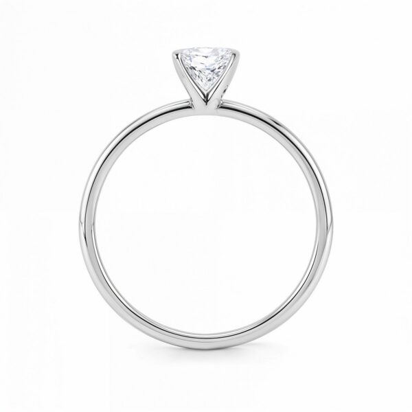 1 Carat Radiant Lab Grown IGI G/VS1 Diamond Solitaire Ring in 14K White Gold - alternate view 4